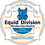 Equid Division Membership Meetup - Talking Credentialing and Certification for R+ equine trainers